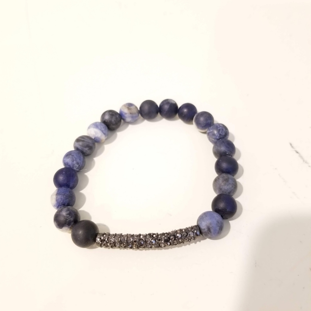 Natural Stone Beaded Bracelet